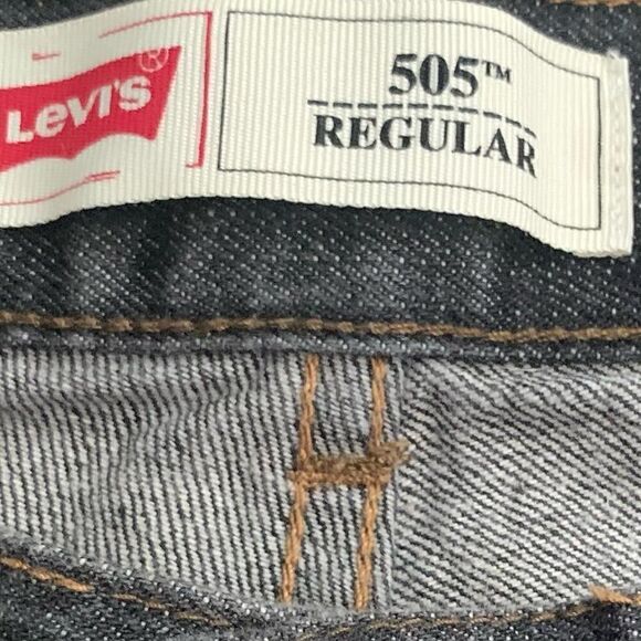 Levi’s 505 Gray Wash Red Tab Jeans Size 14R/27 - Picture 9 of 11